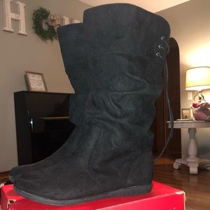 Arizona Katy Black Tall Boots, Size 8.5 M